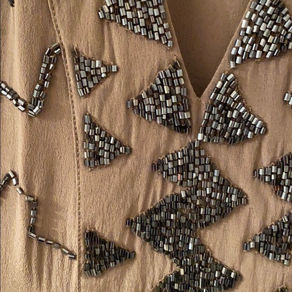 Beaded 100% Silk Tank - Picture 3 of 3